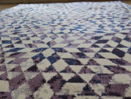 Aspect Furniture Kaleido Vintage Geometric Pattern Area Rug (Purple/cream) - thumbnail 2