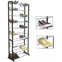 Black-Rack Stand Footwear Organiser Storage - thumbnail 5