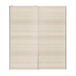 GoodHome Atomia Mirror Oak Effect 2 Door Sliding Wardrobe Door Kit (H)2250mm (W)2000mm - thumbnail 1
