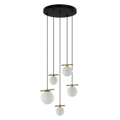 Luminosa Lighting Luminosa Merseta Cluster Pendant Ceiling Light Antique Bronze 5Xe14,g9 - image 1