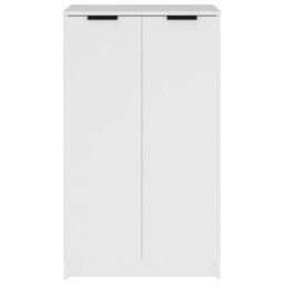 Berkfield Shoe Cabinet White 59X35X100 Cm Engineered Wood - thumbnail 6