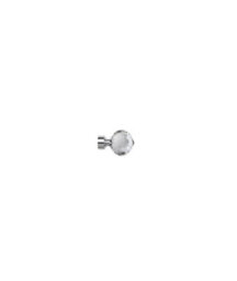 Unknown 28mm Fixed Length Metal Eyelet Curtain Pole Set In Chrome - Bella Finial, 210Cm - thumbnail 2