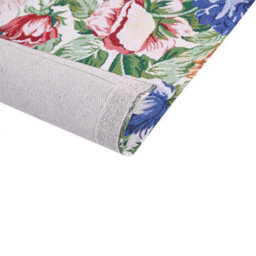 Wyld And Coco Multicolour Cotton Jacquard Flat-Weave Rug 200 X 300 Cm - Boho Floral Design - thumbnail 4
