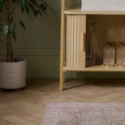 Bookcase For Living Room, Bookshelf With Sliding Doors & Storage - thumbnail 6