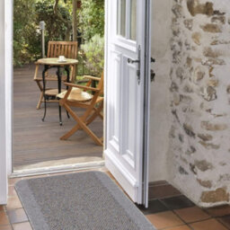 The Rugs Washable Designer Rugs & Mats Bordered Design In Silver Grey  110G - thumbnail 3