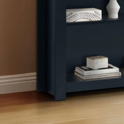 Birlea Highgate 3 Tier Bookshelf Bookcase Navy Blue - thumbnail 2