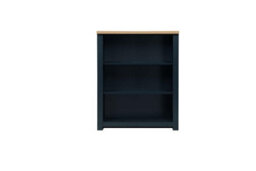 Birlea Highgate 3 Tier Bookshelf Bookcase Navy Blue - thumbnail 5
