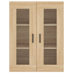 Berkfield Highboard Sonoma Oak 69.5X34X180 Cm Engineered Wood - thumbnail 6