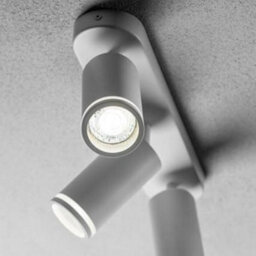 CGC Lighting Cgc Solis White Triple Gu10 Ceiling Spotlight With Halo Ring Adjustable Spot Bar - thumbnail 2