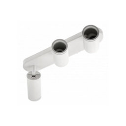 CGC Lighting Cgc Solis White Triple Gu10 Ceiling Spotlight With Halo Ring Adjustable Spot Bar - thumbnail 3