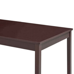 Berkfield Elegant Dining Table Dark Brown 180X90X73 Cm Pinewood - thumbnail 4
