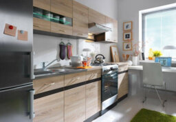 Impact Furniture Under Sink Kitchen Cabinet Small 800mm Unit Freestanding Base Cupboard Sonoma Oak Wenge Junona - thumbnail 9