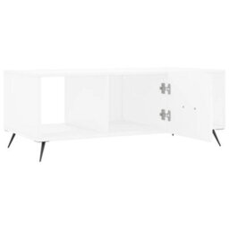 Berkfield Coffee Table White 102X50X40 Cm Engineered Wood - thumbnail 6