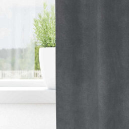 Berkfield Stylish Blackout Curtains With Top Tape 2 Pcs Super Light Grey Velvet - thumbnail 3