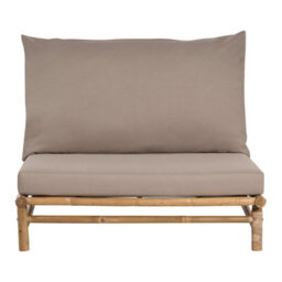 Beliani Garden Chair Todi Bamboo Taupe - thumbnail 4