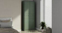 Toledo 2 Drawer Bedside Cabinet In Reed Green (Ready Assembled) - thumbnail 6