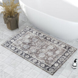Ameha Cashmere Rugs Luxury Bedroom Living Room Doormats Entrance Kitchen Floor Non Slip Mat(Harmony, 40X60Cm) - thumbnail 4