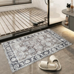 Ameha Cashmere Rugs Luxury Bedroom Living Room Doormats Entrance Kitchen Floor Non Slip Mat(Harmony, 40X60Cm) - thumbnail 5