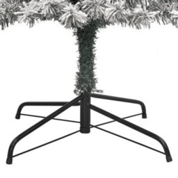 Vidaxl Slim Christmas Tree With Stand And Flocked Snow 300 Cm Pvc - thumbnail 5