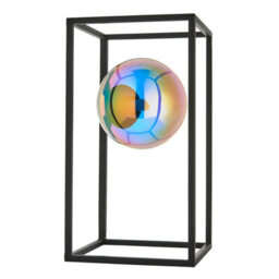 Luminosa Lighting Luminosa Kinjo Table Lamp Matt Black, Iridescent Glass, 1X G9 - thumbnail 6