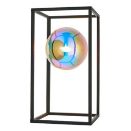 Luminosa Lighting Luminosa Kinjo Table Lamp Matt Black, Iridescent Glass, 1X G9 - thumbnail 1