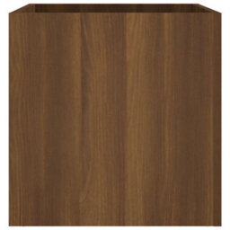 Berkfield Sturdy Planter Box Brown Oak 40X40X40 Cm Engineered Wood - thumbnail 3