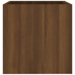 Berkfield Sturdy Planter Box Brown Oak 40X40X40 Cm Engineered Wood - thumbnail 2