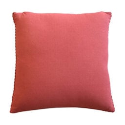 Artisan Furniture Solid Wood Ribbed Red Cushion Set Of 2 - thumbnail 9