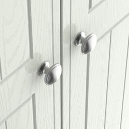 Como Ready Assembled Modern Matt Grey Oak Effect Double Wardrobe (H)1270mm (W)770mm (D)540mm - thumbnail 2