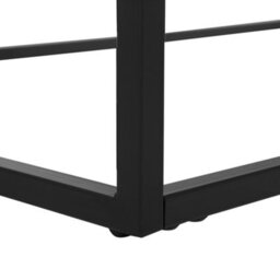 Beliani Grey Concrete Effect Coffee Table With Black Metal Frame, 115 X 64 Cm - thumbnail 8