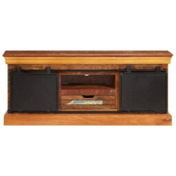 Berkfield Industrial Tv Cabinet 110X30X45 Cm Solid Reclaimed Wood - thumbnail 3