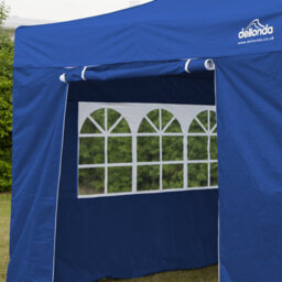 Dellonda Premium 2X2M Pop-Up Gazebo & Side Walls With Carry Bag, Stakes & Weight Bags - thumbnail 6