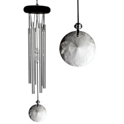 Woodstock Meditation Crystal Wind Chime - Silver - thumbnail 4