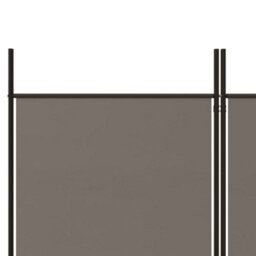 Berkfield Durable 4-Panel Room Divider Anthracite 200X200 Cm Fabric - thumbnail 7