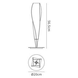 Luminosa Lighting Luminosa Neo Table Lamp 1 Light E27, Satin Nickel/frosted White Glass - thumbnail 9