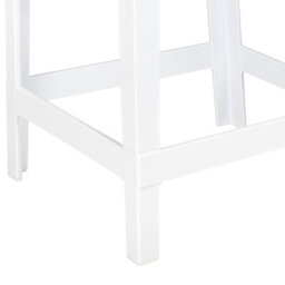 Wyld And Coco Novabrand Set Of 2 White Polycarbonate Counter Stools 99 Cm - Modern Kitchen Island Chairs - thumbnail 9
