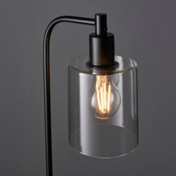 Anson Lighting Newbrook Table Light Finished In Matt Black And Clear Glass - thumbnail 6