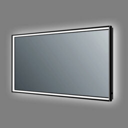 Plum&clay Solstice Black Led Illuminated Backlit Bathroom Mirror (H)700mm (W)1200mm - thumbnail 2