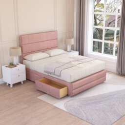 Sloomy Monaco Divan Bed Set With 2 Drawers Footend - Plush Velvet - thumbnail 2