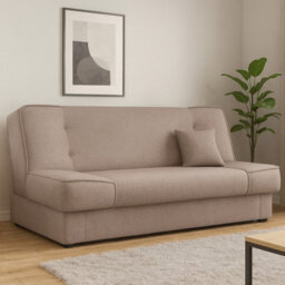 Gabi Lilac Sofa Bed With Storage Comfortable 3 Seater Couch With Sleeping Function Enjoy19