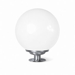 Gwsolar Solar Ball Light 25Cm Stainless Steel Globe, 100Lm Remote Control With Timer, Ip65 Waterproof For Garden Patio Pathway - thumbnail 1