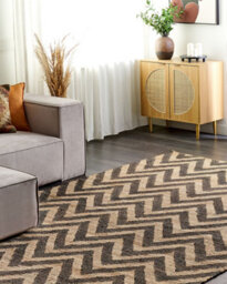 Beliani Rug Dedepinari Beige 200 X 300 Cm Jute - thumbnail 2