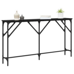Walplus Console Table Black Oak 140 X 23 X 75 Cm - thumbnail 3