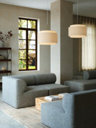 Nordlux Takai Stainless Steel Pendant Light Brushed Brass Brown,mains - thumbnail 6