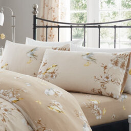 Gc Gaveno Cavailia Tropical Birds Duvet Cover Bedding Set Natural Double 3Pc With Birds And Flowers Print Quilt Cover - thumbnail 2
