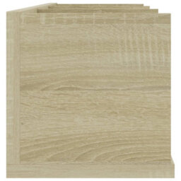 Berkfield Cd Wall Shelf Sonoma Oak 75X18X18 Cm Engineered Wood - thumbnail 5