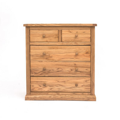 Cabinet Bits Salerno 5 Drawer Chest Of Drawers Wood Knob - image 1
