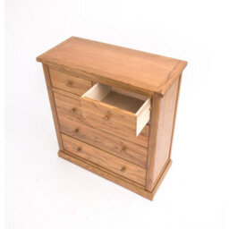 Cabinet Bits Salerno 5 Drawer Chest Of Drawers Wood Knob - thumbnail 4