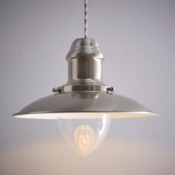 K Living Chester Metal Satin Nickel Fisherman Non Electrical Vintage Ceiling Pendant/light - thumbnail 2