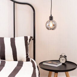 Valuelights Bellamy Small Easy Fit Smoked Glass Globe Lampshade Ceiling Light Shade And Bulb (D)15Cm - thumbnail 2